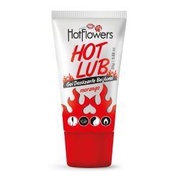 Hot Lub - lubrificante beijável HOT FLOWERS 