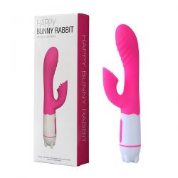 VIBRADOR Tongue Happy Rabbit Pink - 36 Vibrações