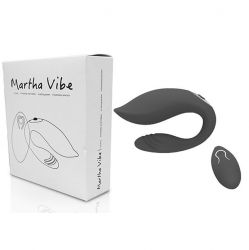 Vibrador com controle sem fio - MARTHA VIBE- 10 Modos de vibração Recarregável 
