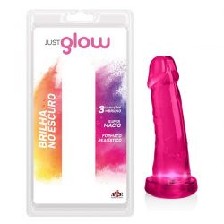 Just Glow - Prótese 8 com LED - Rosa ou translúcido