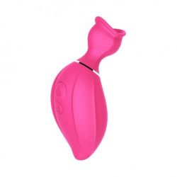 Estimulador clitoriano com sucção 8 intensidades rosa - Lip Love 
